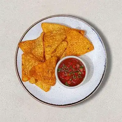 Corn Tortilla with Fresh Salsa